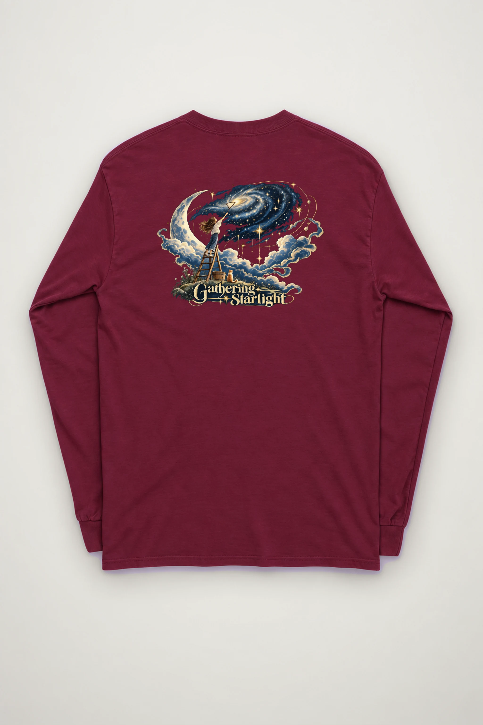 "Star Gathering Ladder" Unisex Longsleeve T-shirt