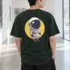 "Starbound Astronaut" Heavyweight Unisex Crewneck T-shirt | Gildan 5000