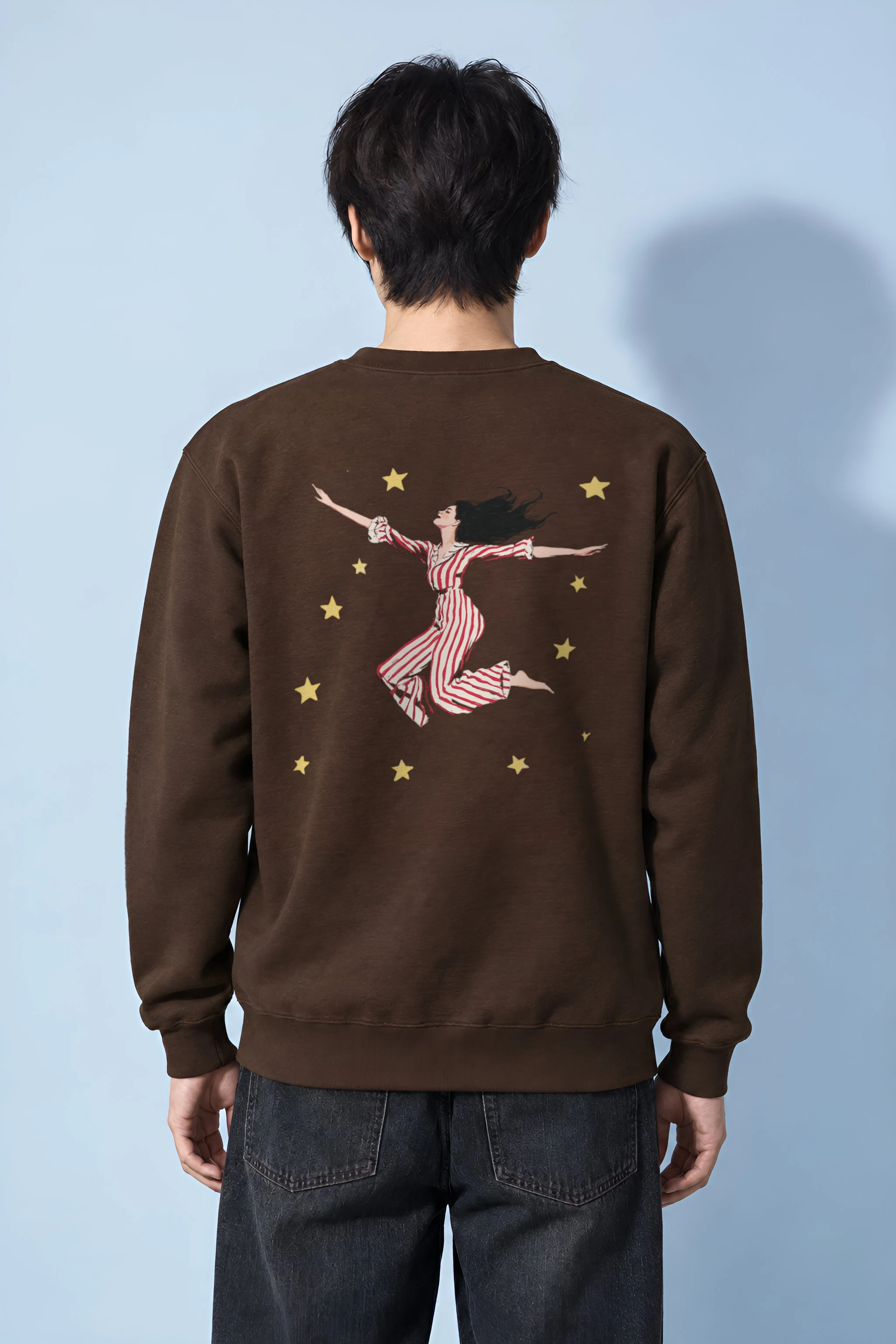 "Starbound Leap" Heavy Blend Unisex Crewneck Sweatshirt