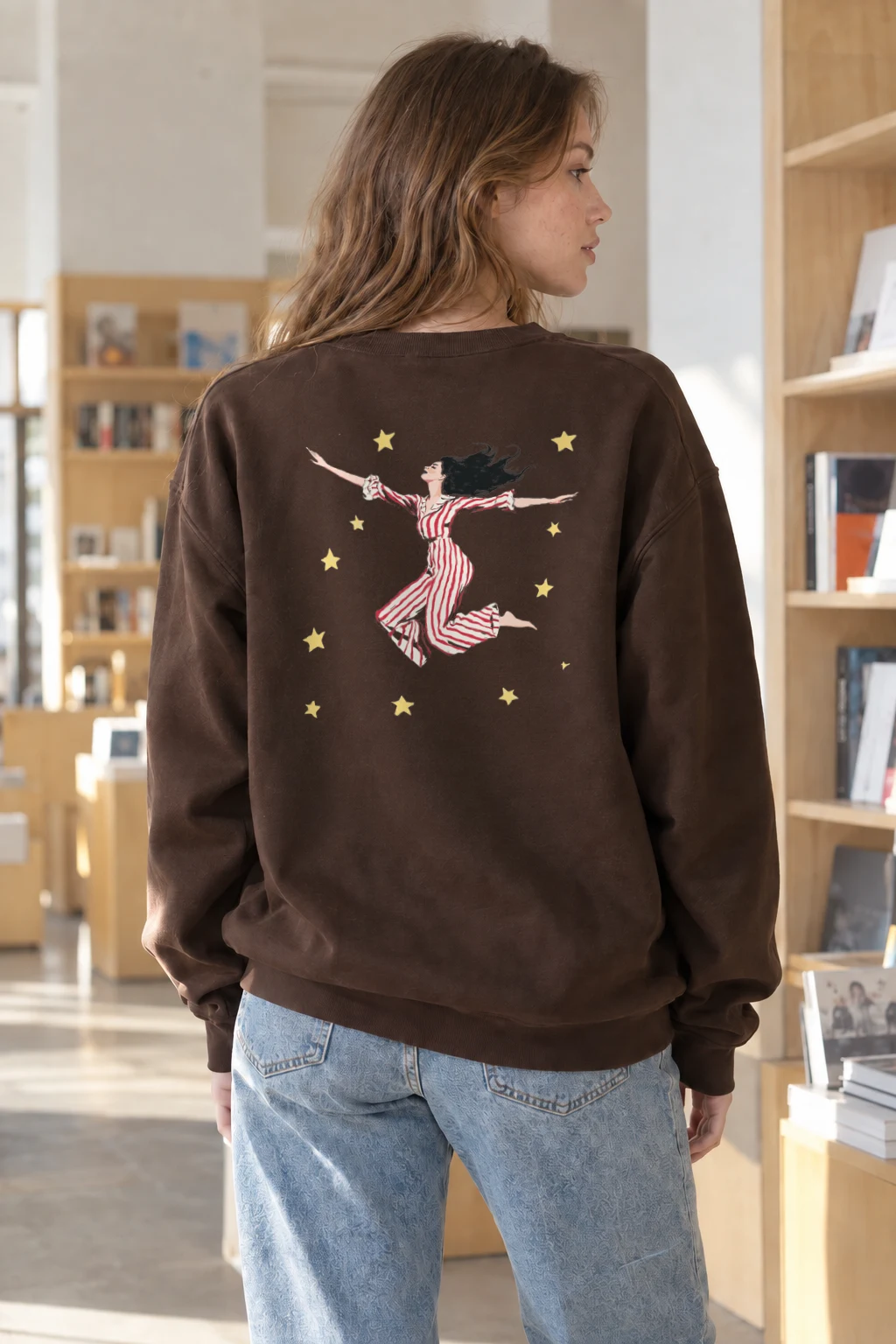"Starbound Leap" Heavy Blend Unisex Crewneck Sweatshirt | Gildan 18000
