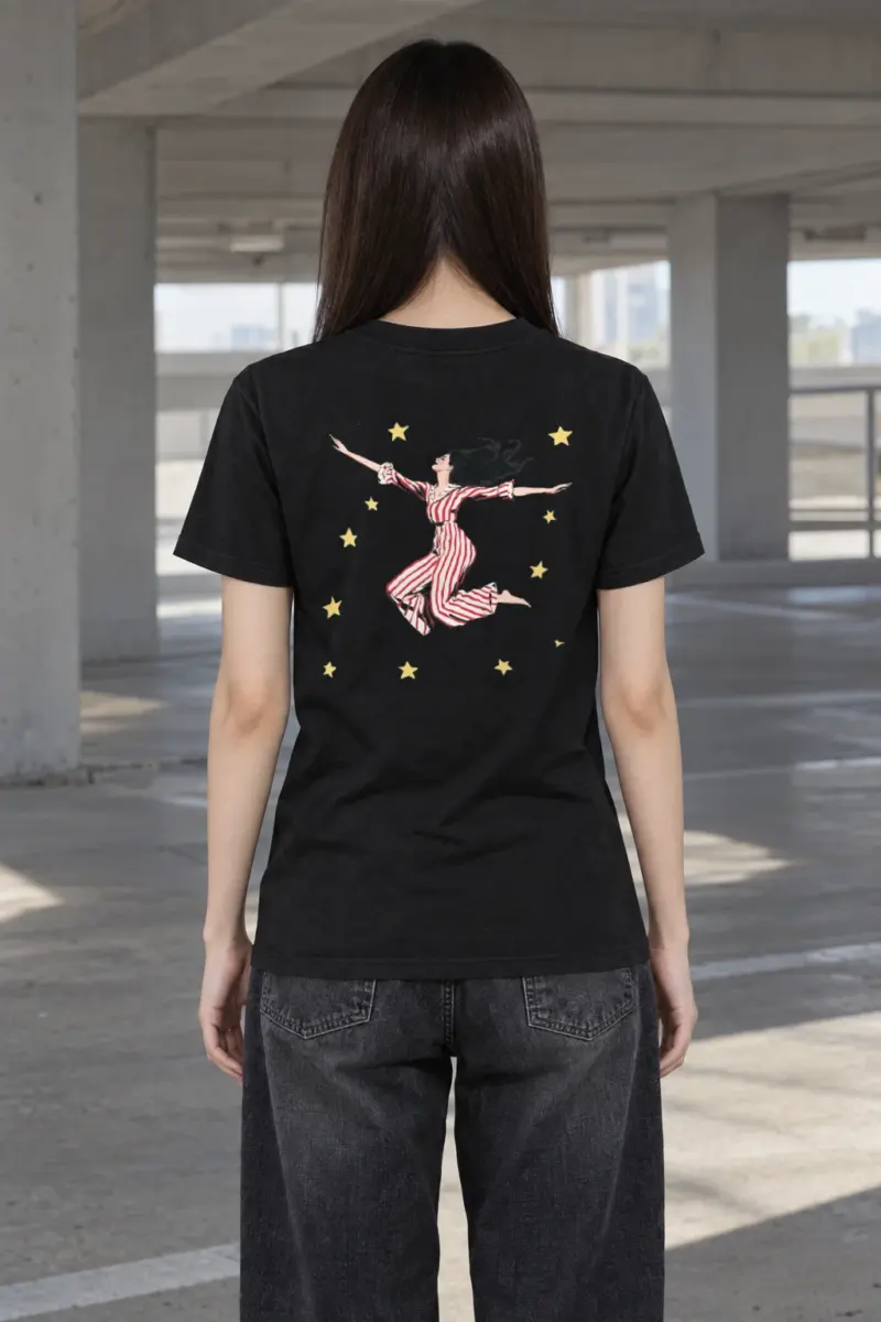 "Starbound Leap" Heavyweight Unisex Crewneck T-shirt