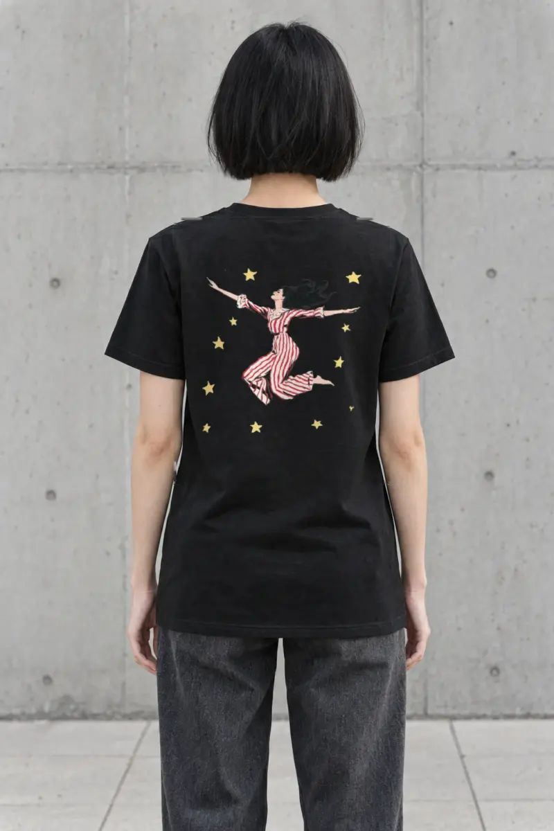 "Starbound Leap" Heavyweight Unisex Crewneck T-shirt