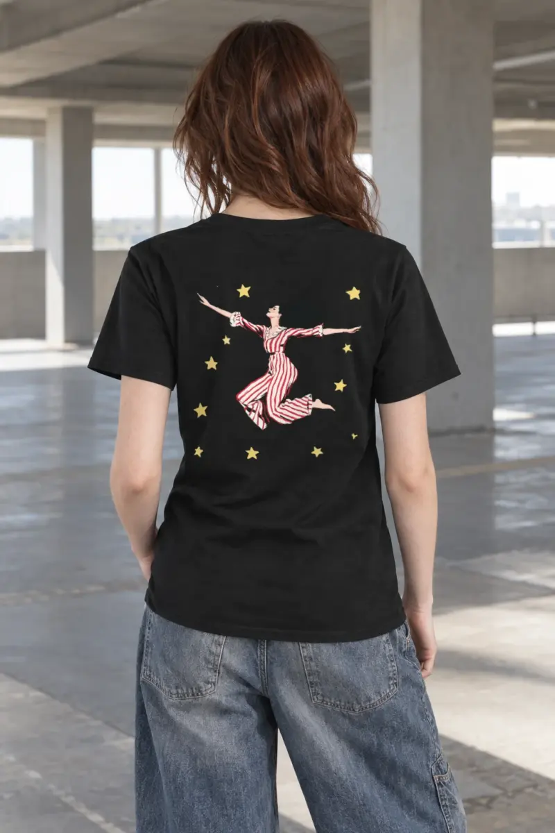 "Starbound Leap" Heavyweight Unisex Crewneck T-shirt