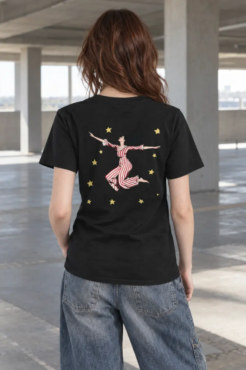 "Starbound Leap" Heavyweight Unisex Crewneck T-shirt