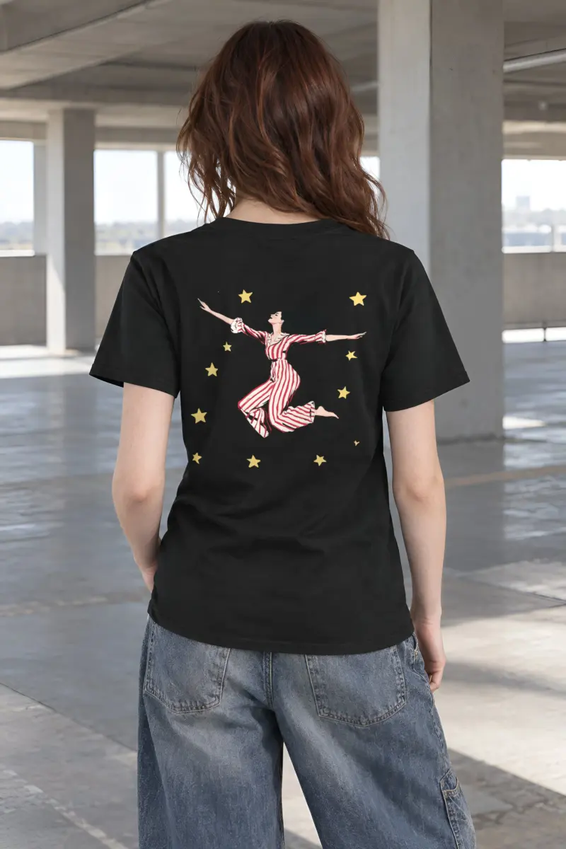 "Starbound Leap" Heavyweight Unisex Crewneck T-shirt