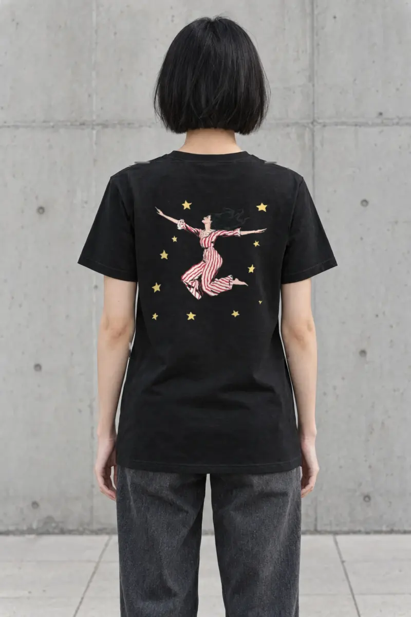 "Starbound Leap" Heavyweight Unisex Crewneck T-shirt