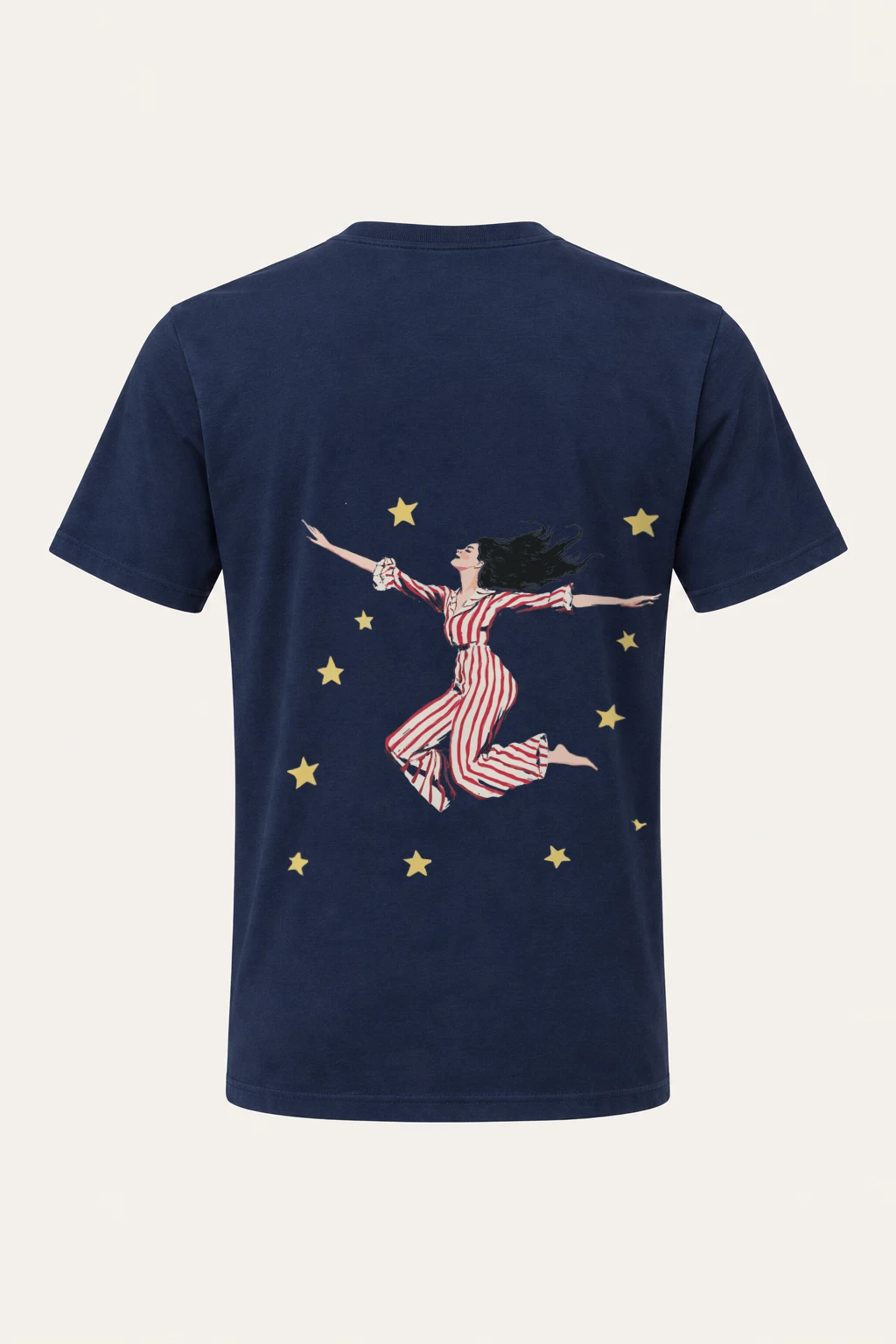 "Starbound Leap" Heavyweight Unisex Crewneck T-shirt | Gildan 5000