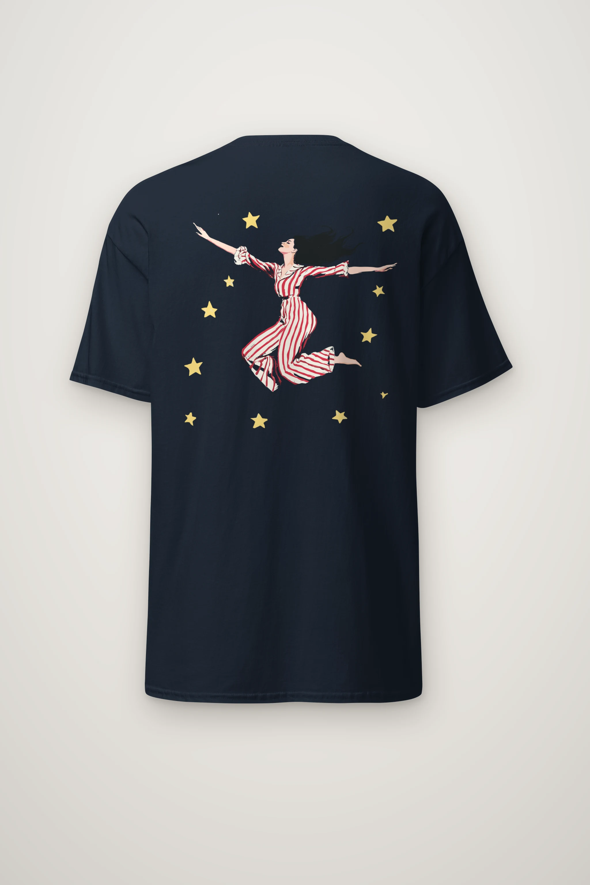 "Starbound Leap" Heavyweight Unisex Crewneck T-shirt