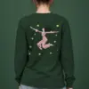 "Starbound Stripe Leap" Unisex Longsleeve T-shirt