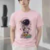 "Starlit Space Drifter" Heavyweight Unisex Crewneck T-shirt | Gildan 5000