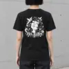 "Starlit Wavy Hair" Heavyweight Unisex Crewneck T-shirt | Gildan 5000
