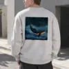 "Starry Orca" Heavy Blend Unisex Crewneck Sweatshirt | Gildan 18000