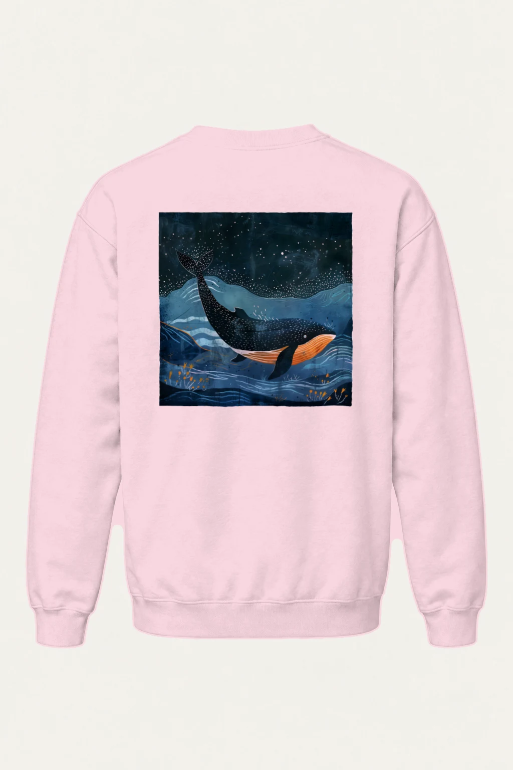 "Starry Orca" Heavy Blend Unisex Crewneck Sweatshirt | Gildan 18000