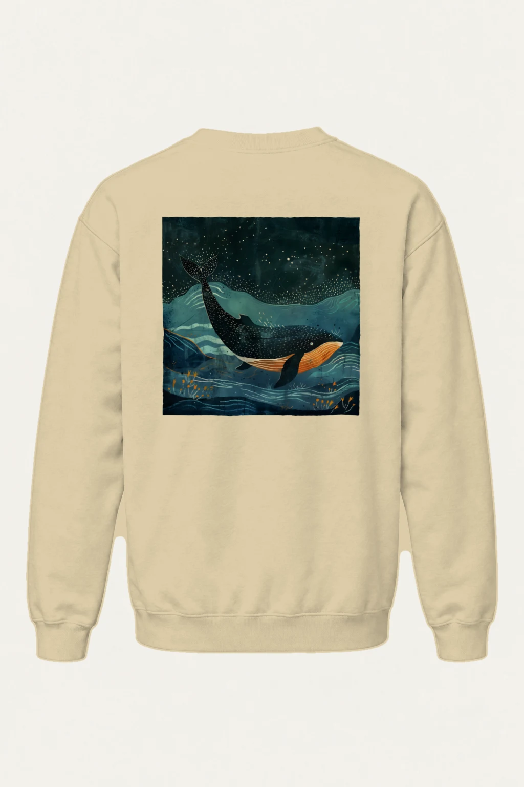 "Starry Orca" Heavy Blend Unisex Crewneck Sweatshirt | Gildan 18000