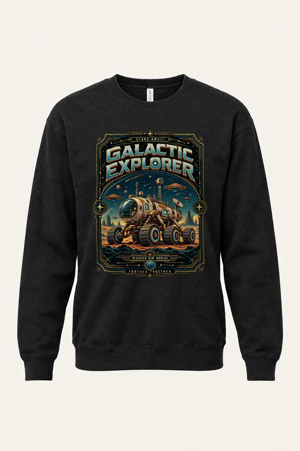 "Stars Await" Heavy Blend Unisex Crewneck Sweatshirt | Gildan 18000
