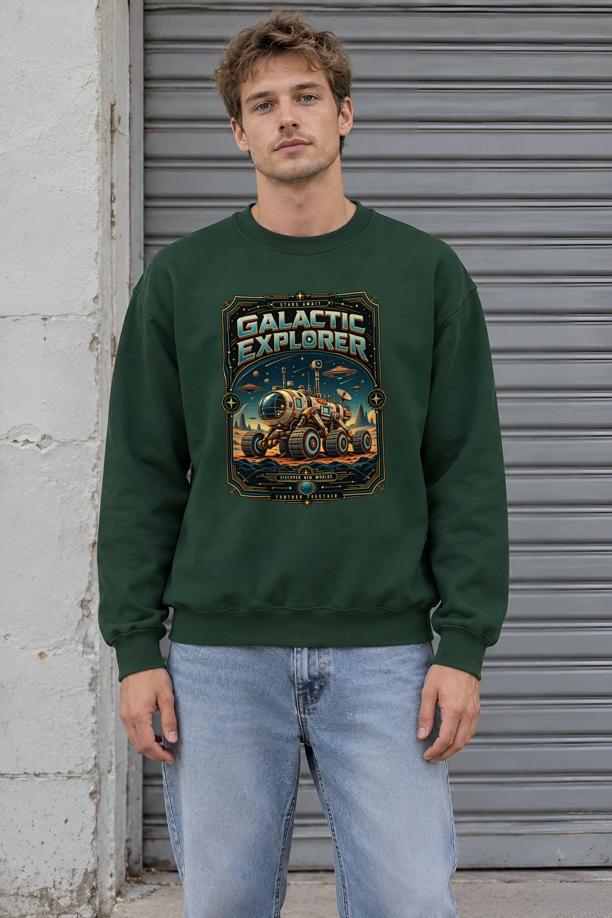 "Stars Await" 1 Crewneck Sweatshirt