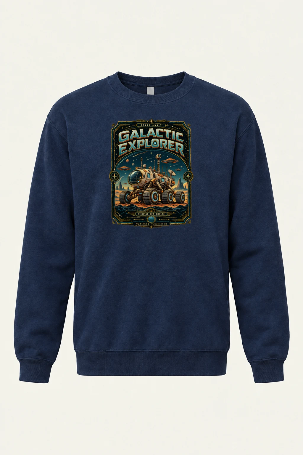 "Stars Await" Heavy Blend Unisex Crewneck Sweatshirt | Gildan 18000
