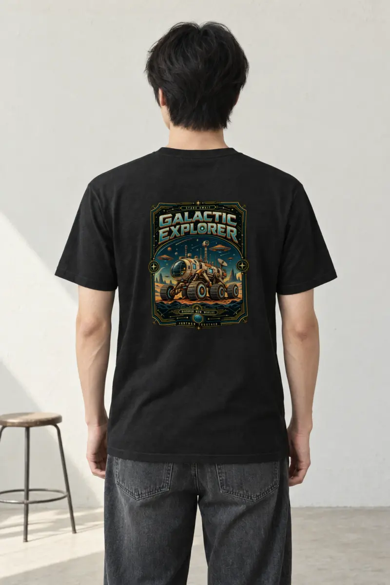 "Stars Await" Heavyweight Unisex Crewneck T-shirt