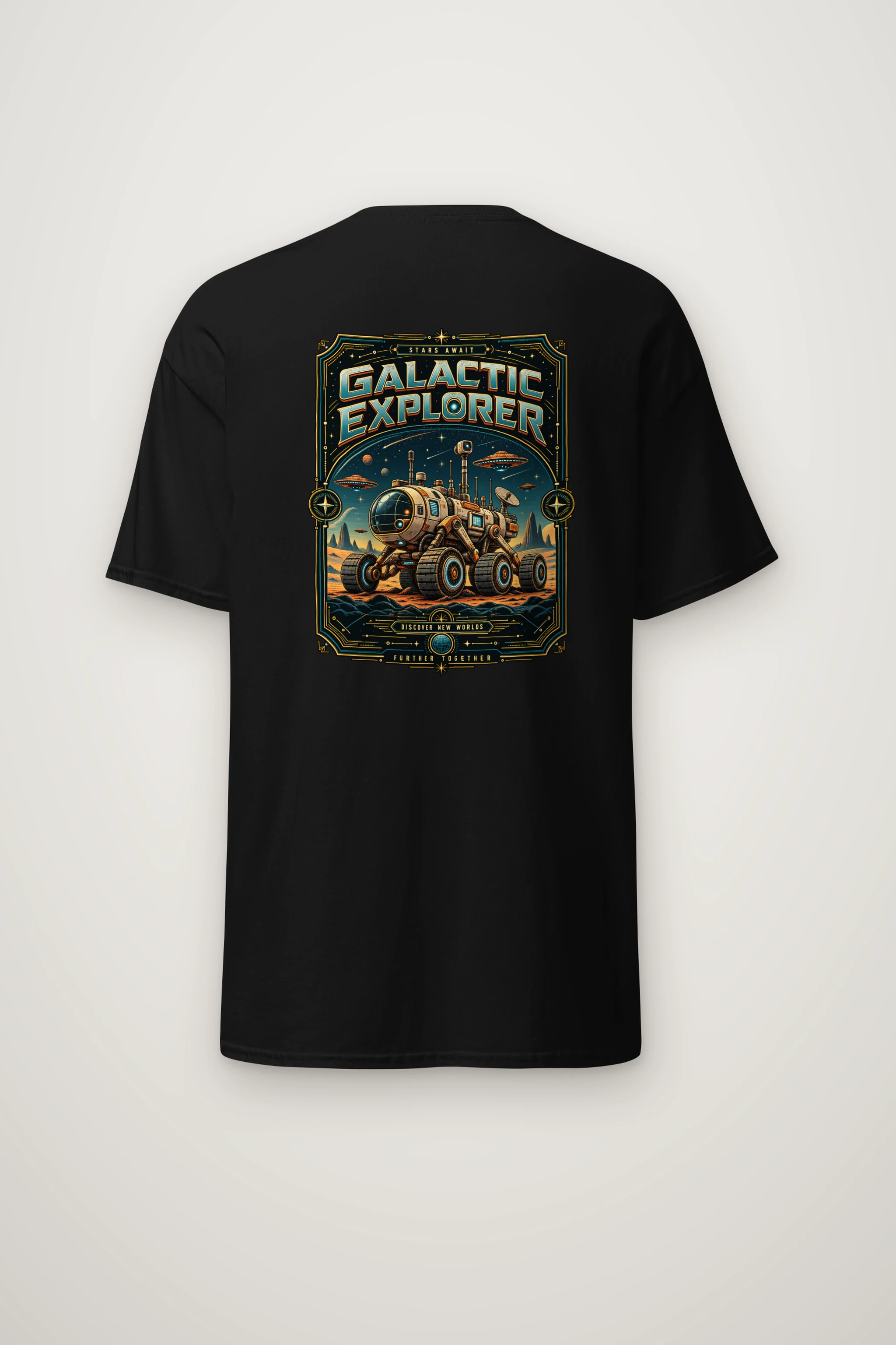 "Stars Await" Heavyweight Unisex Crewneck T-shirt