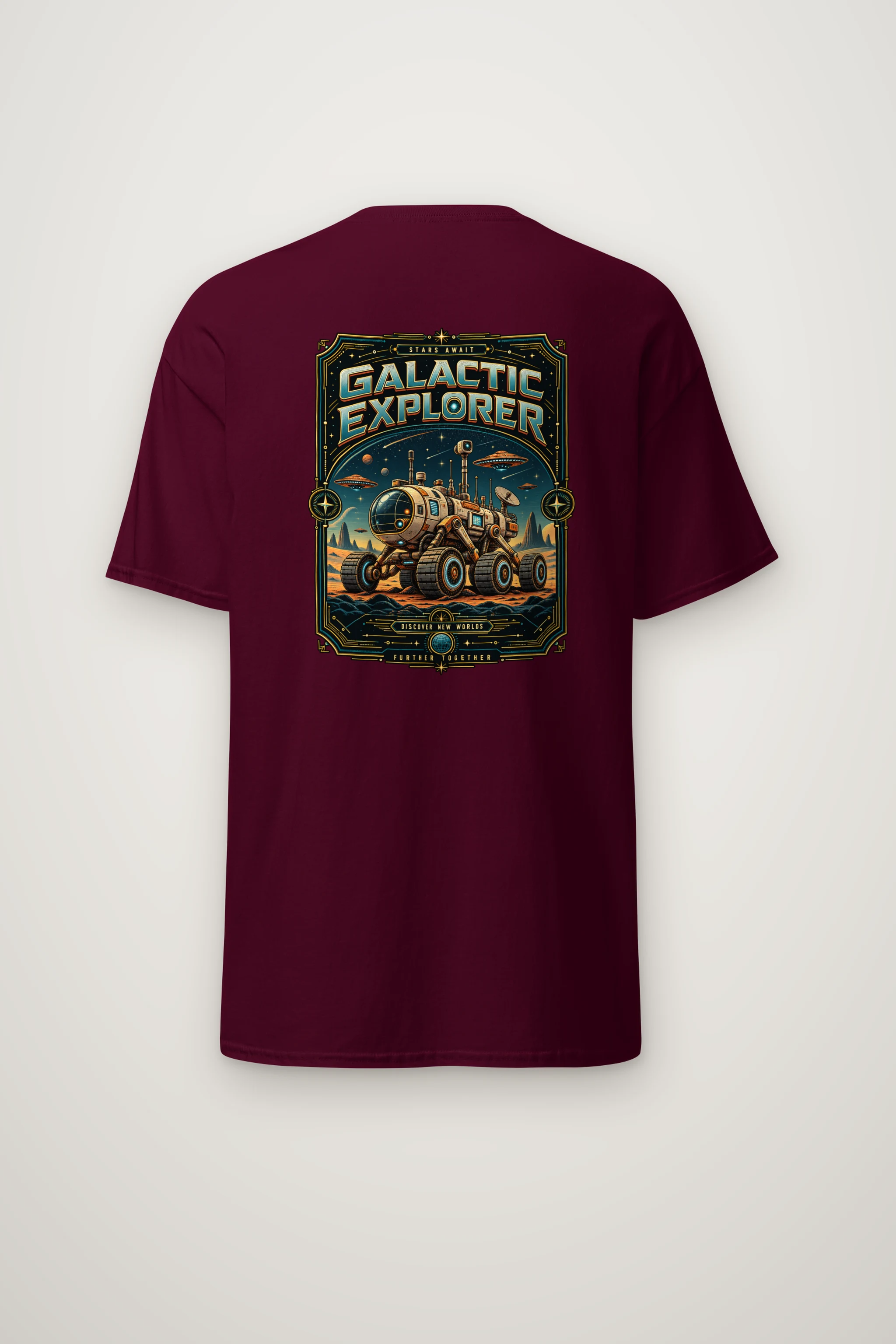 "Stars Await" Heavyweight Unisex Crewneck T-shirt