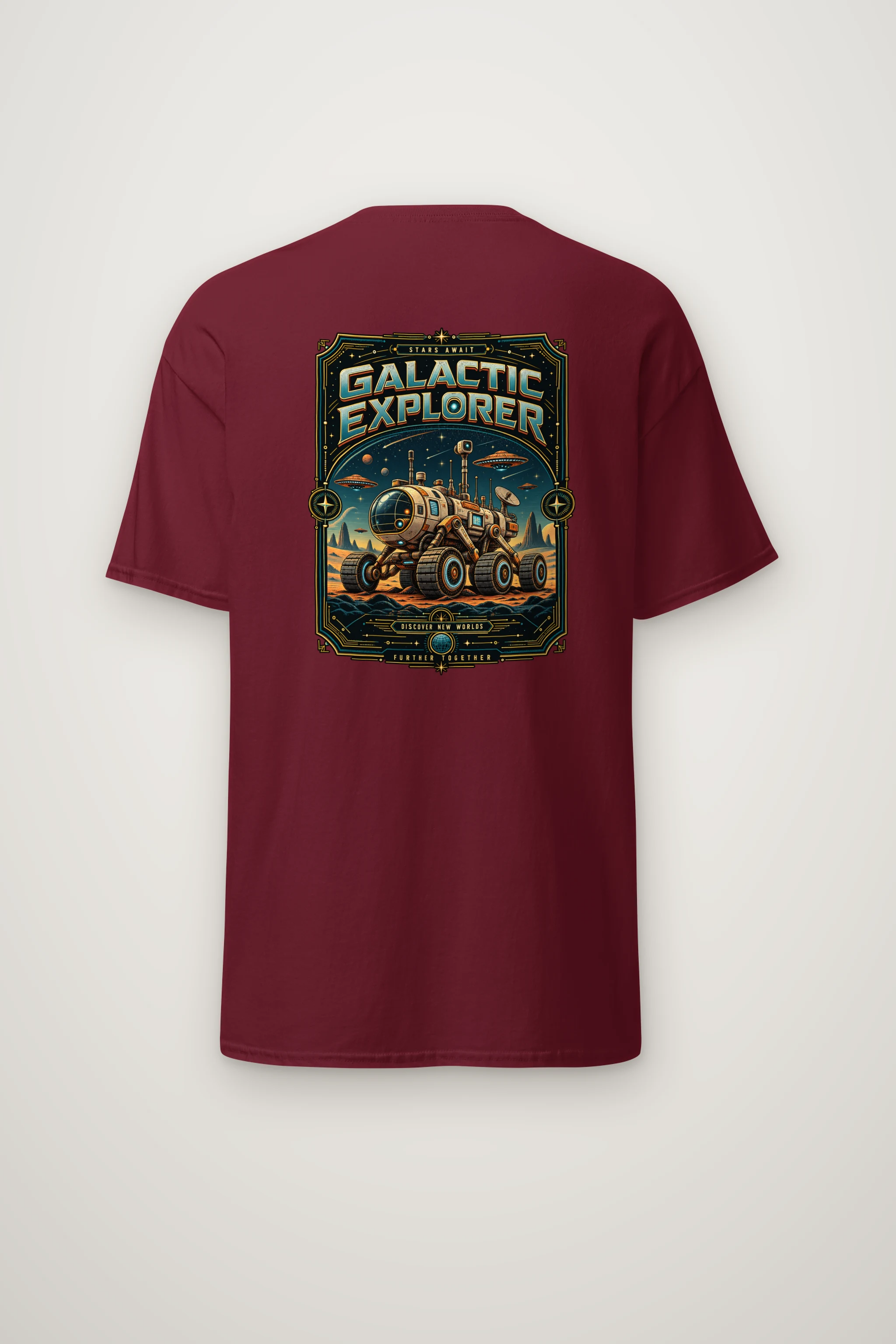 "Stars Await" Heavyweight Unisex Crewneck T-shirt