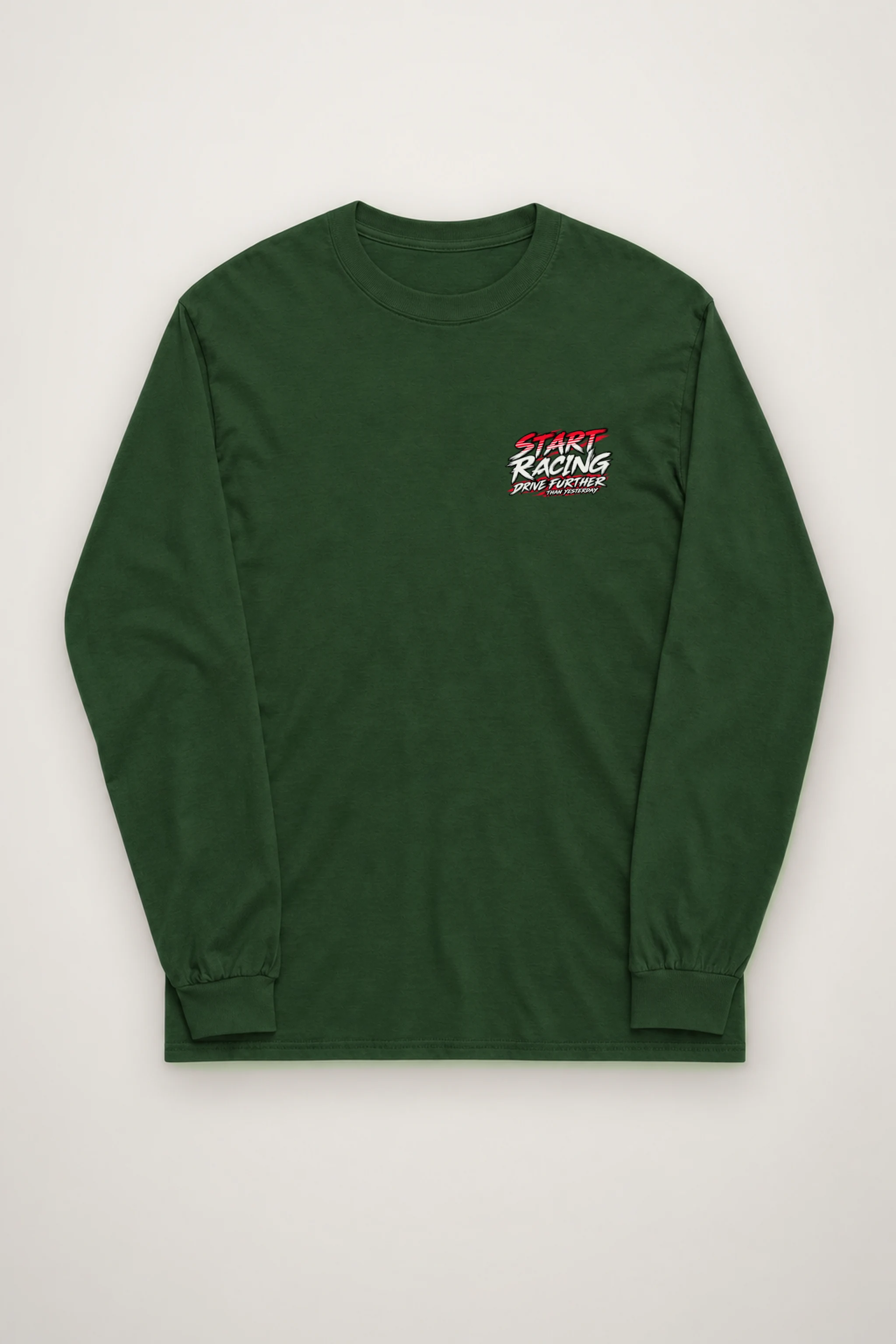"Start Racing" Unisex Longsleeve T-shirt