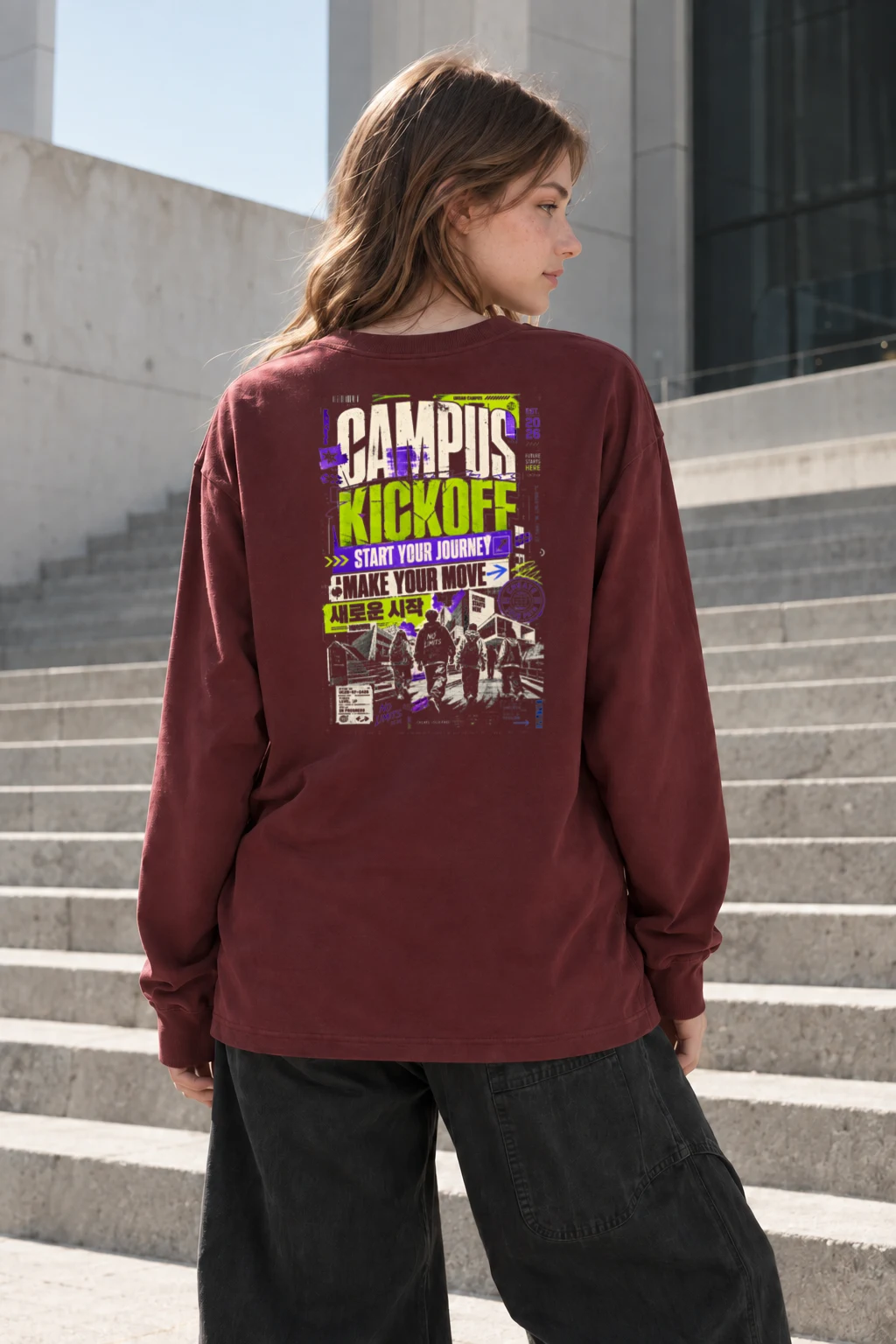 "Start Your Journey" Unisex Longsleeve T-shirt | Gildan 2400