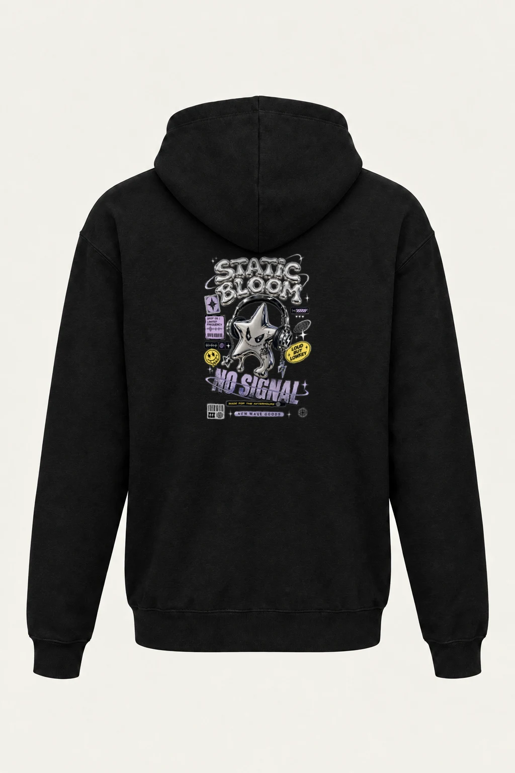 "Static Bloom" Heavy Blend Unisex Pullover Hoodie | Gildan 18500