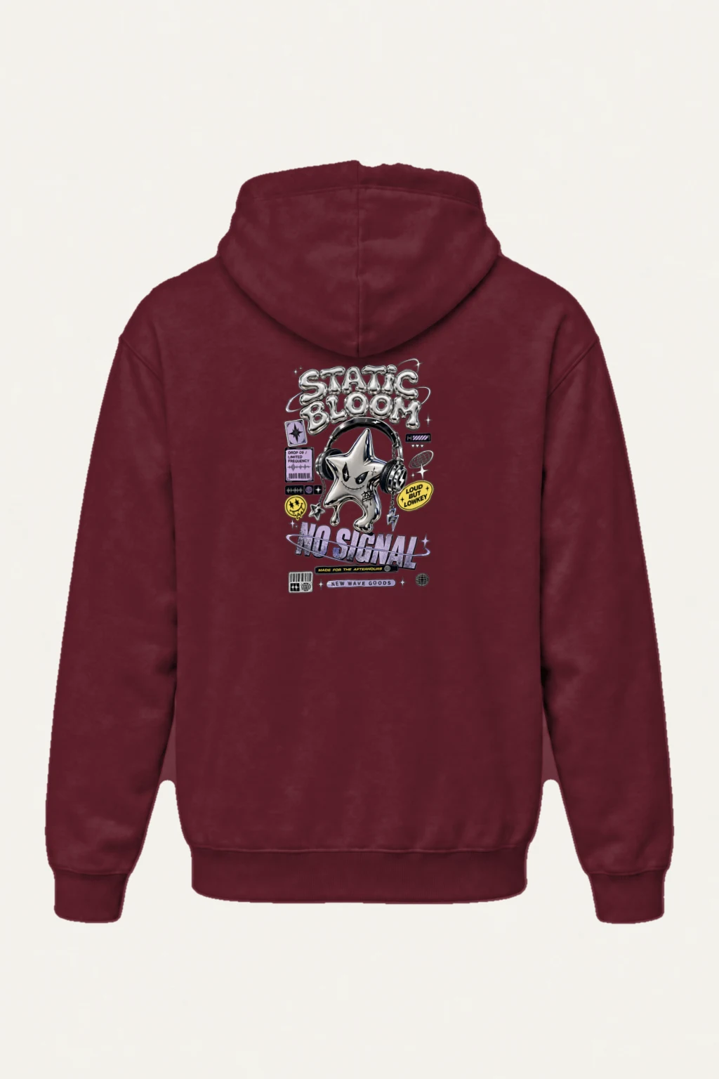 "Static Bloom" Heavy Blend Unisex Pullover Hoodie | Gildan 18500