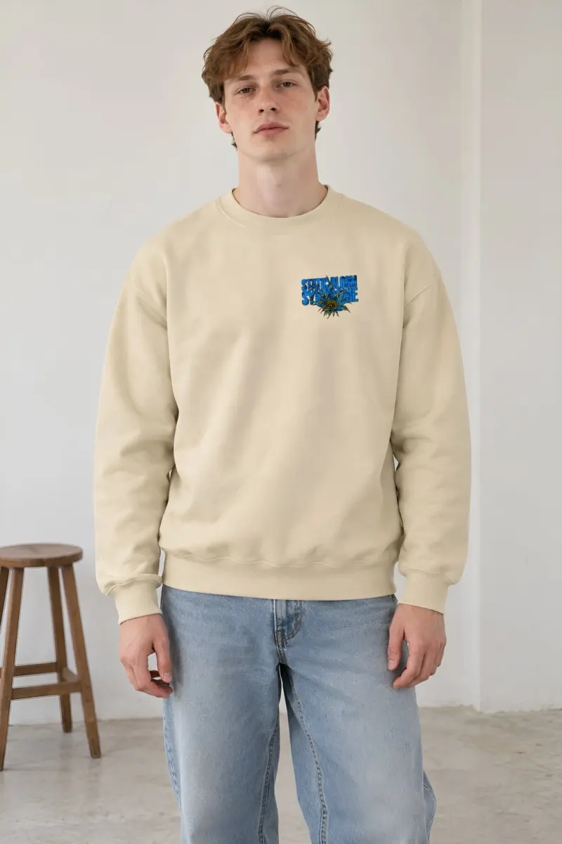 "Static Bloom Syndrome" Heavy Blend Unisex Crewneck Sweatshirt