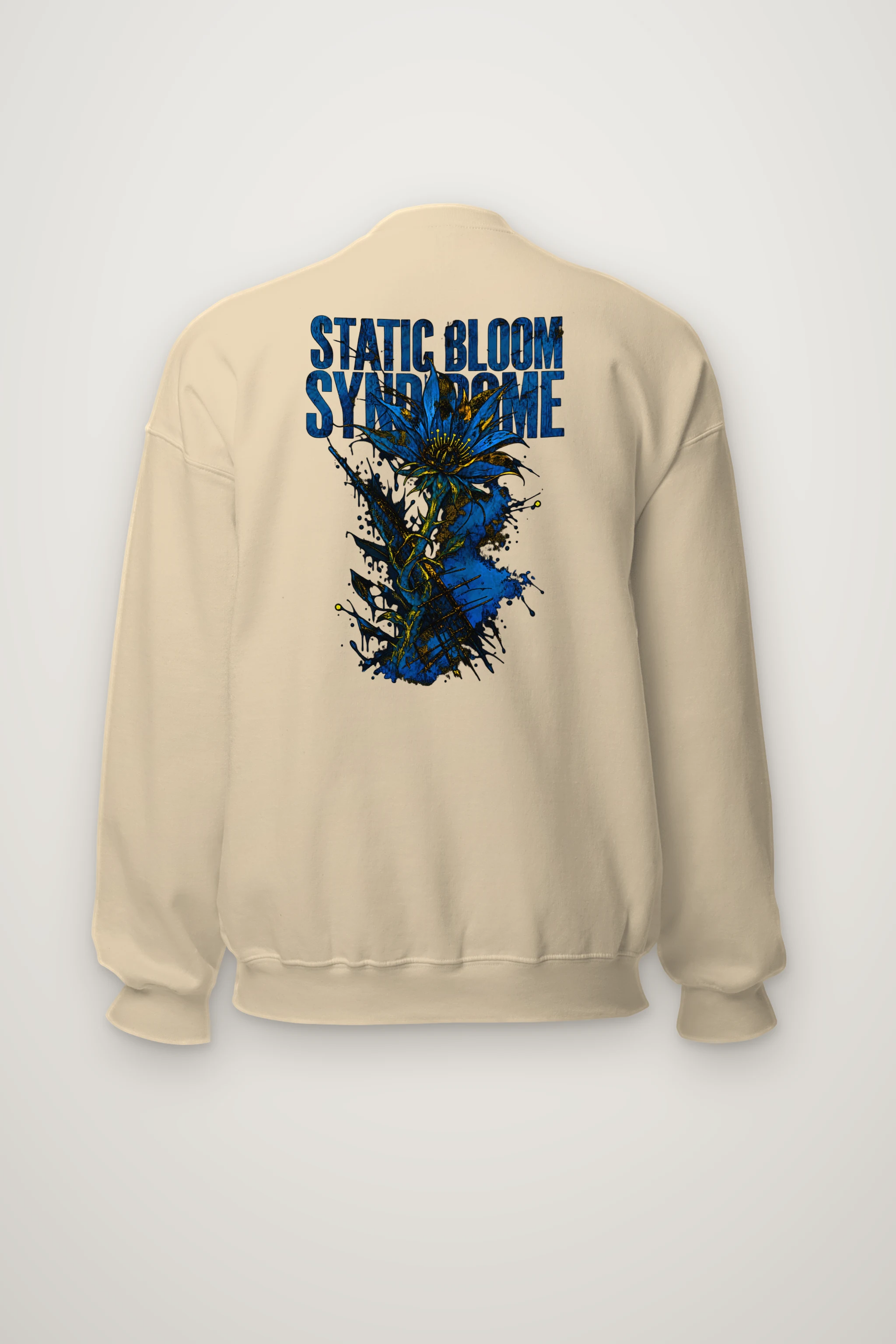 "Static Bloom Syndrome" Heavy Blend Unisex Crewneck Sweatshirt