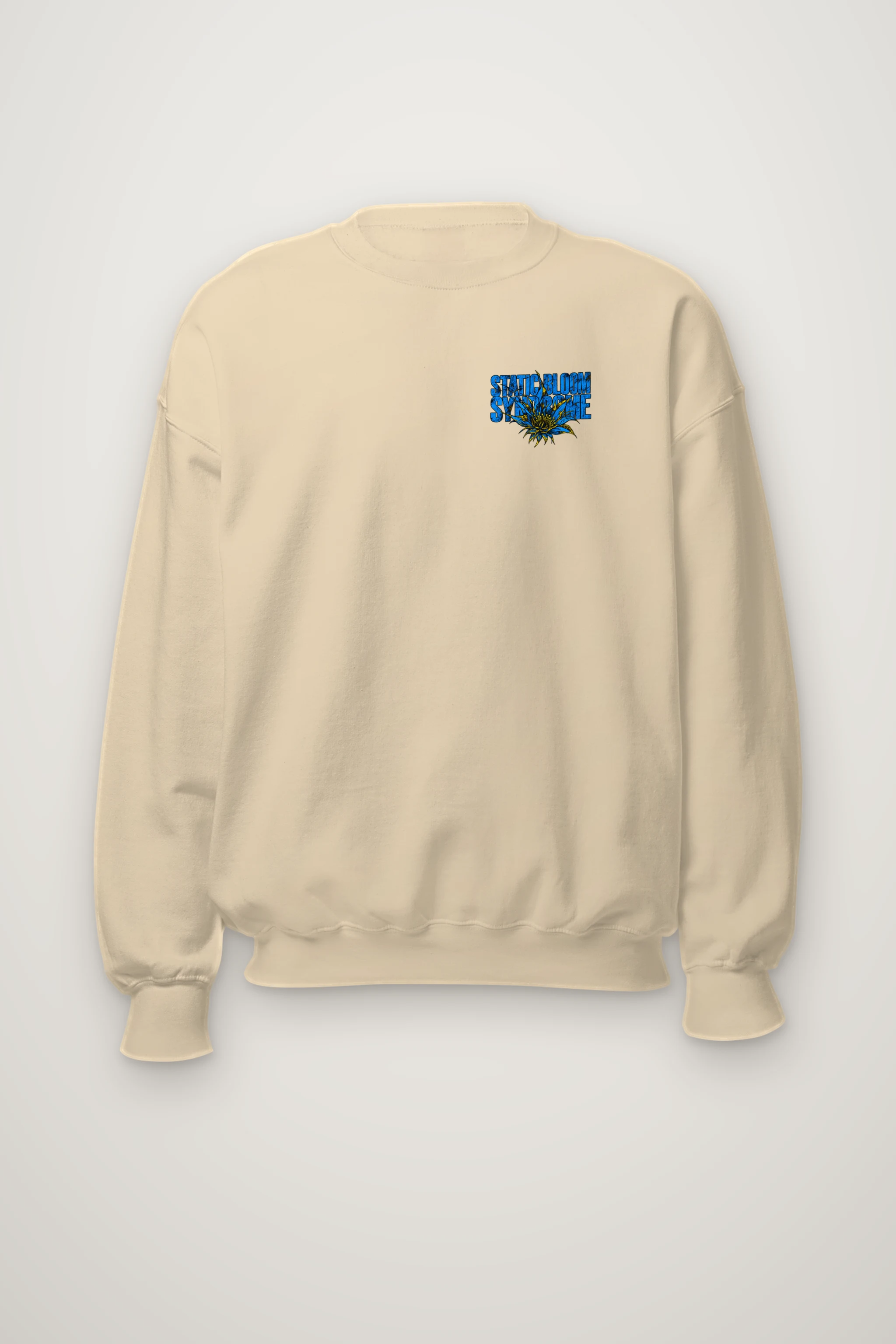 "Static Bloom Syndrome" Heavy Blend Unisex Crewneck Sweatshirt