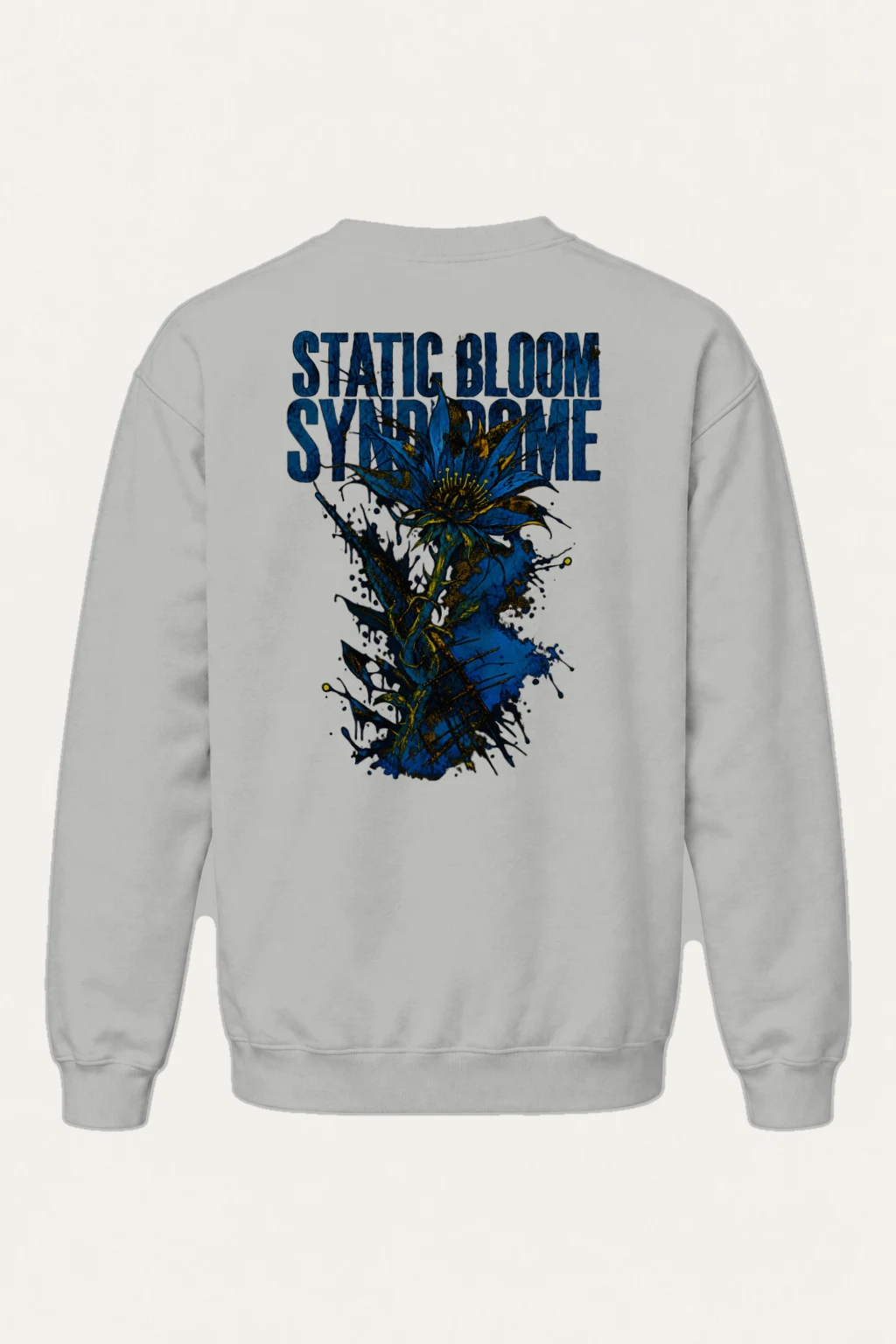 "Static Bloom Syndrome" Heavy Blend Unisex Crewneck Sweatshirt | Gildan 18000