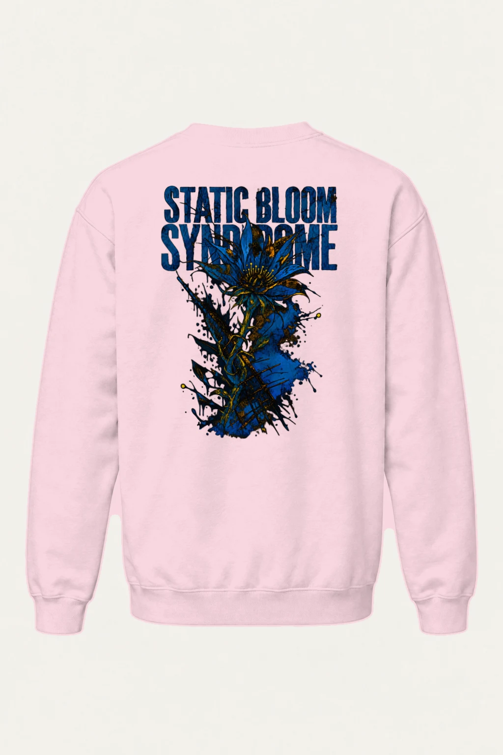 "Static Bloom Syndrome" Heavy Blend Unisex Crewneck Sweatshirt | Gildan 18000