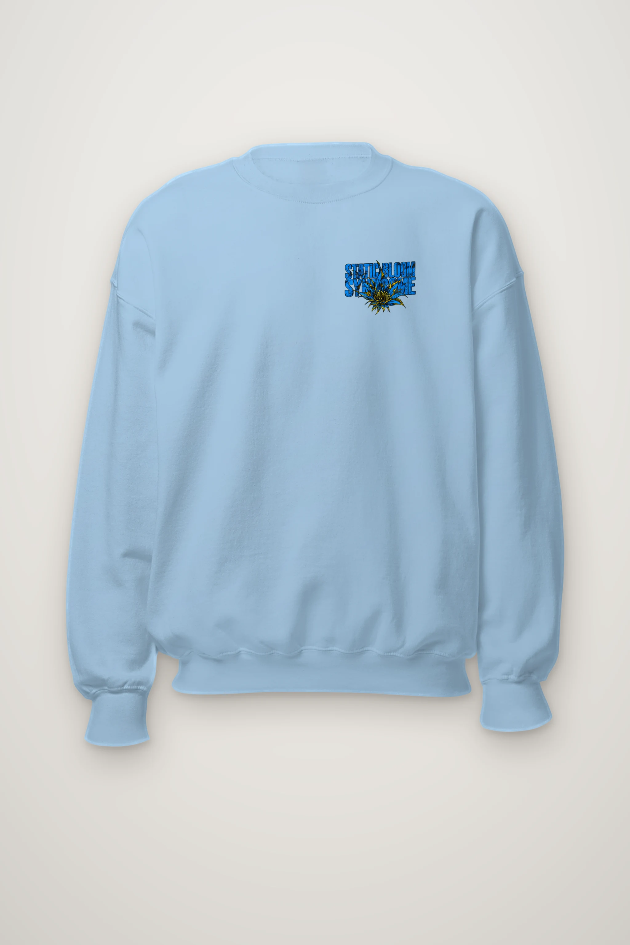 "Static Bloom Syndrome" Heavy Blend Unisex Crewneck Sweatshirt