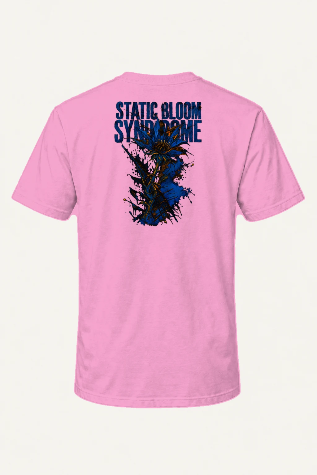 "Static Bloom Syndrome" Heavyweight Unisex Crewneck T-shirt | Gildan 5000
