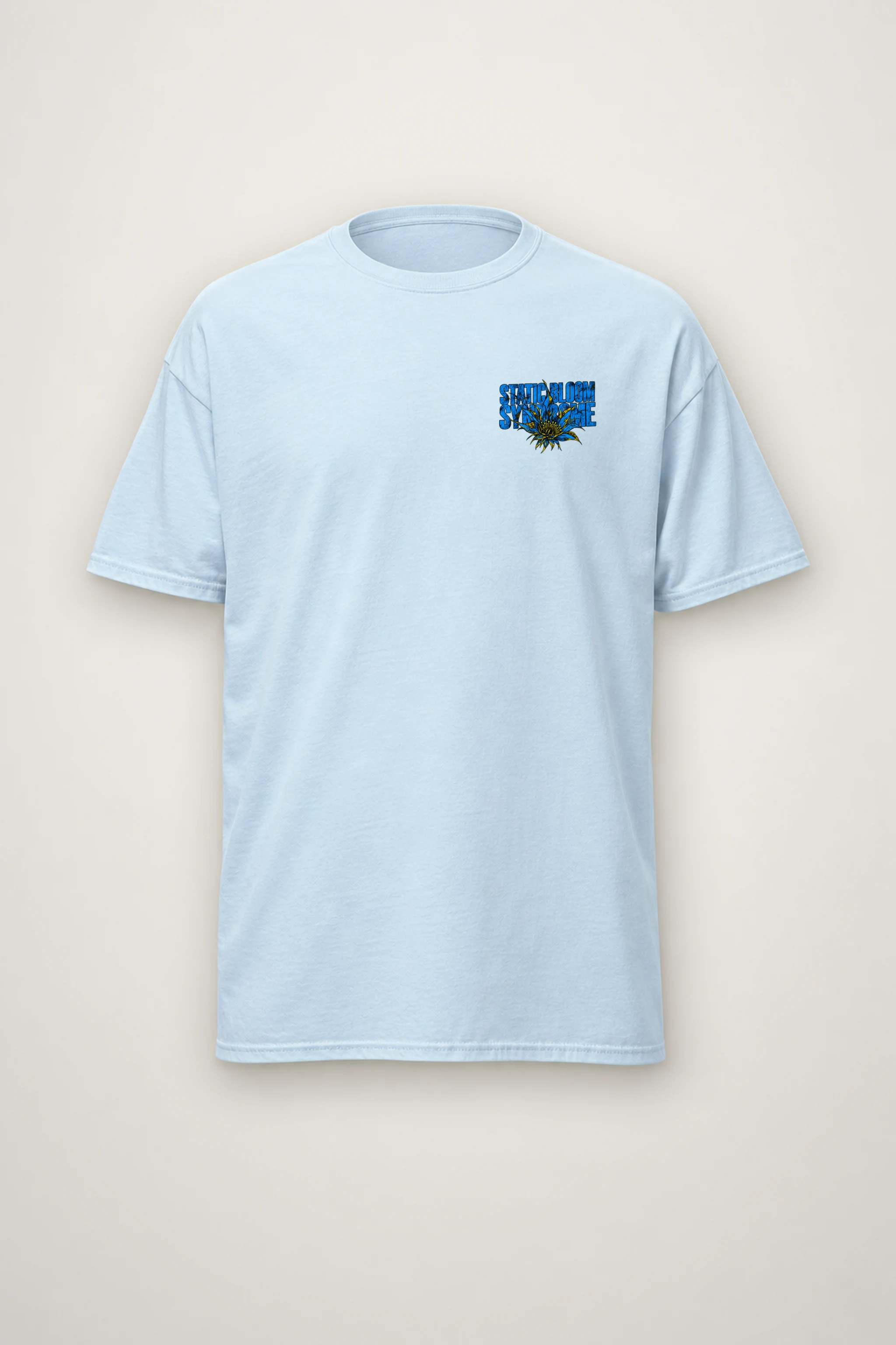 "Static Bloom Syndrome" Heavyweight Unisex Crewneck T-shirt