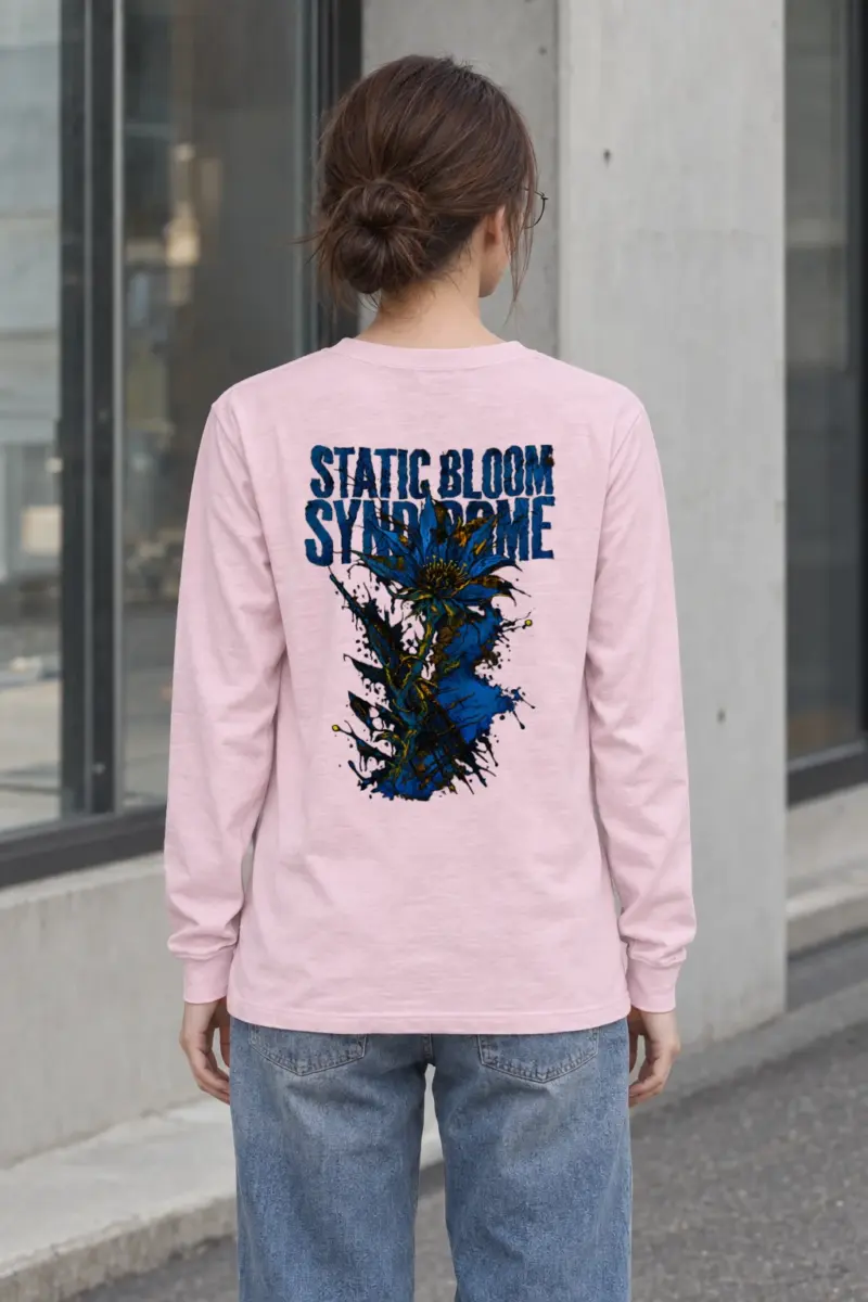 "Static Bloom Syndrome" Unisex Longsleeve T-shirt