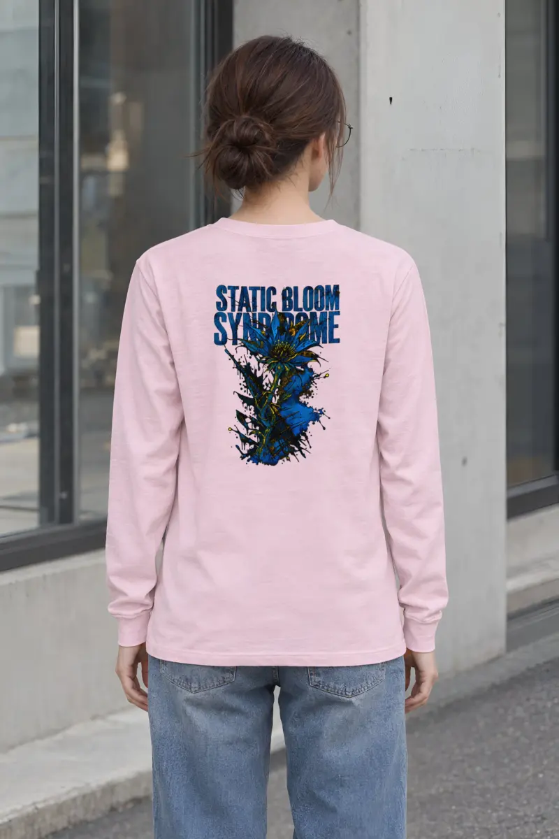 "Static Bloom Syndrome" Unisex Longsleeve T-shirt