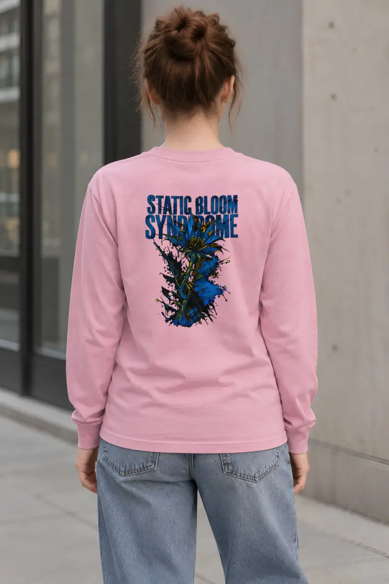 "Static Bloom Syndrome" Unisex Longsleeve T-shirt