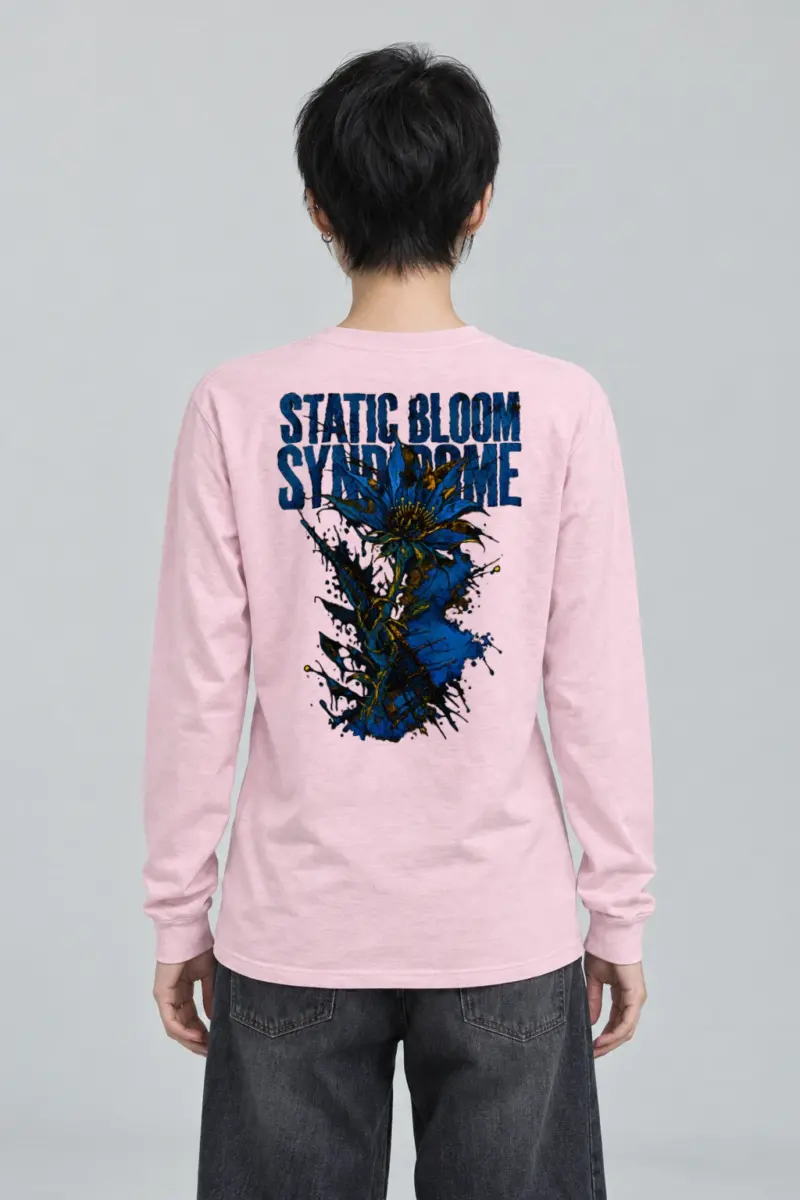 "Static Bloom Syndrome" Unisex Longsleeve T-shirt