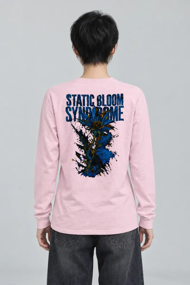 "Static Bloom Syndrome" Unisex Longsleeve T-shirt