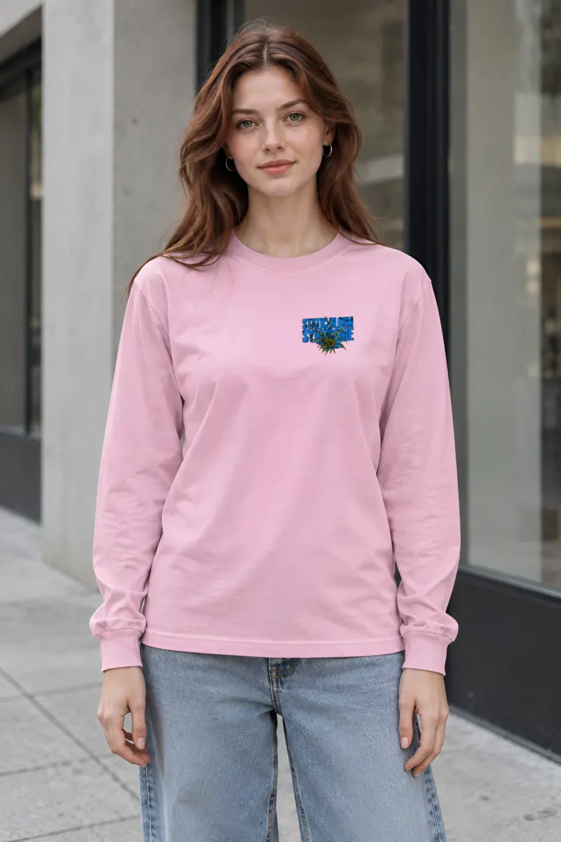 "Static Bloom Syndrome" Unisex Longsleeve T-shirt