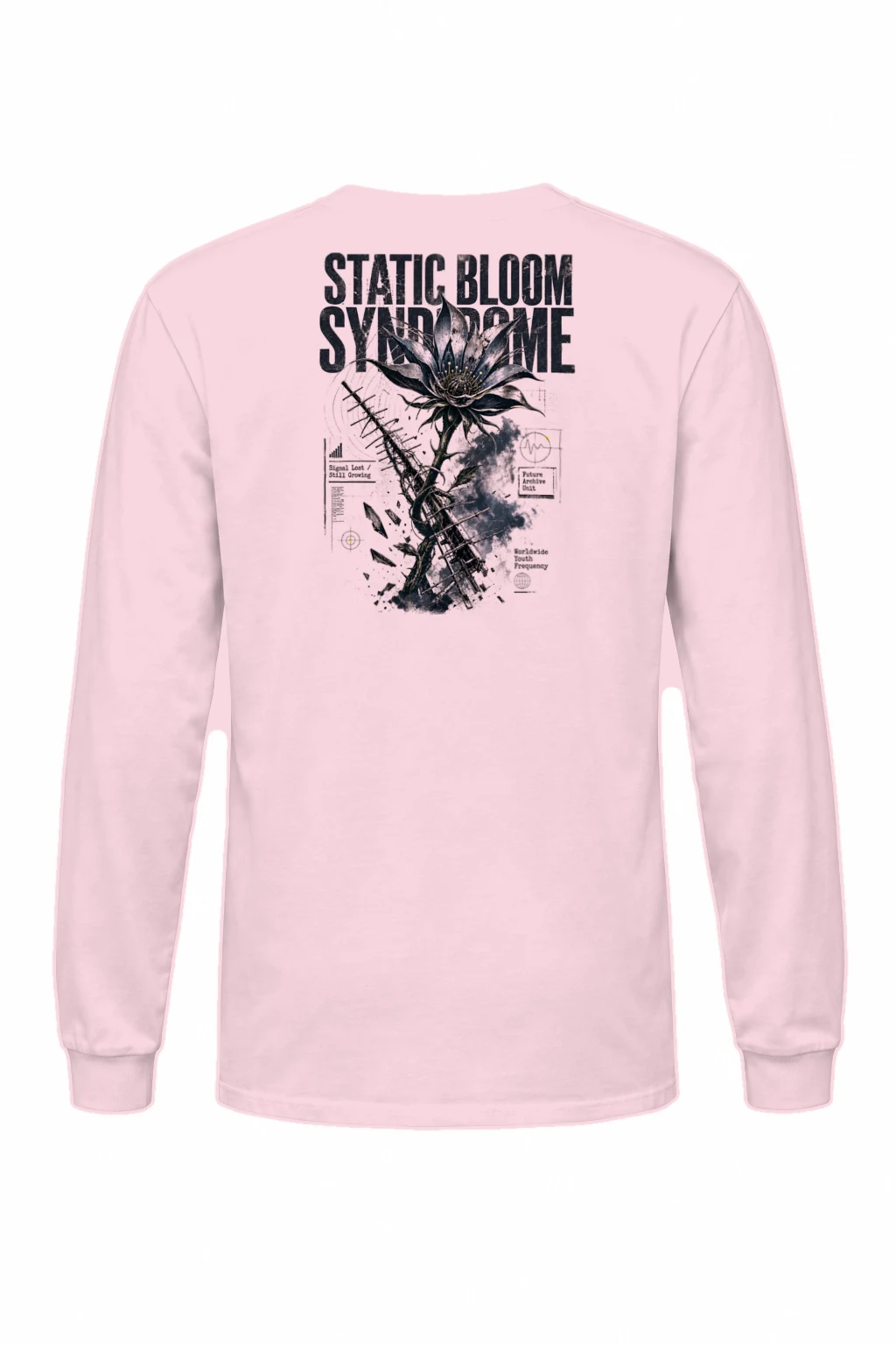 "Static Bloom" Unisex Longsleeve T-shirt | Gildan 2400
