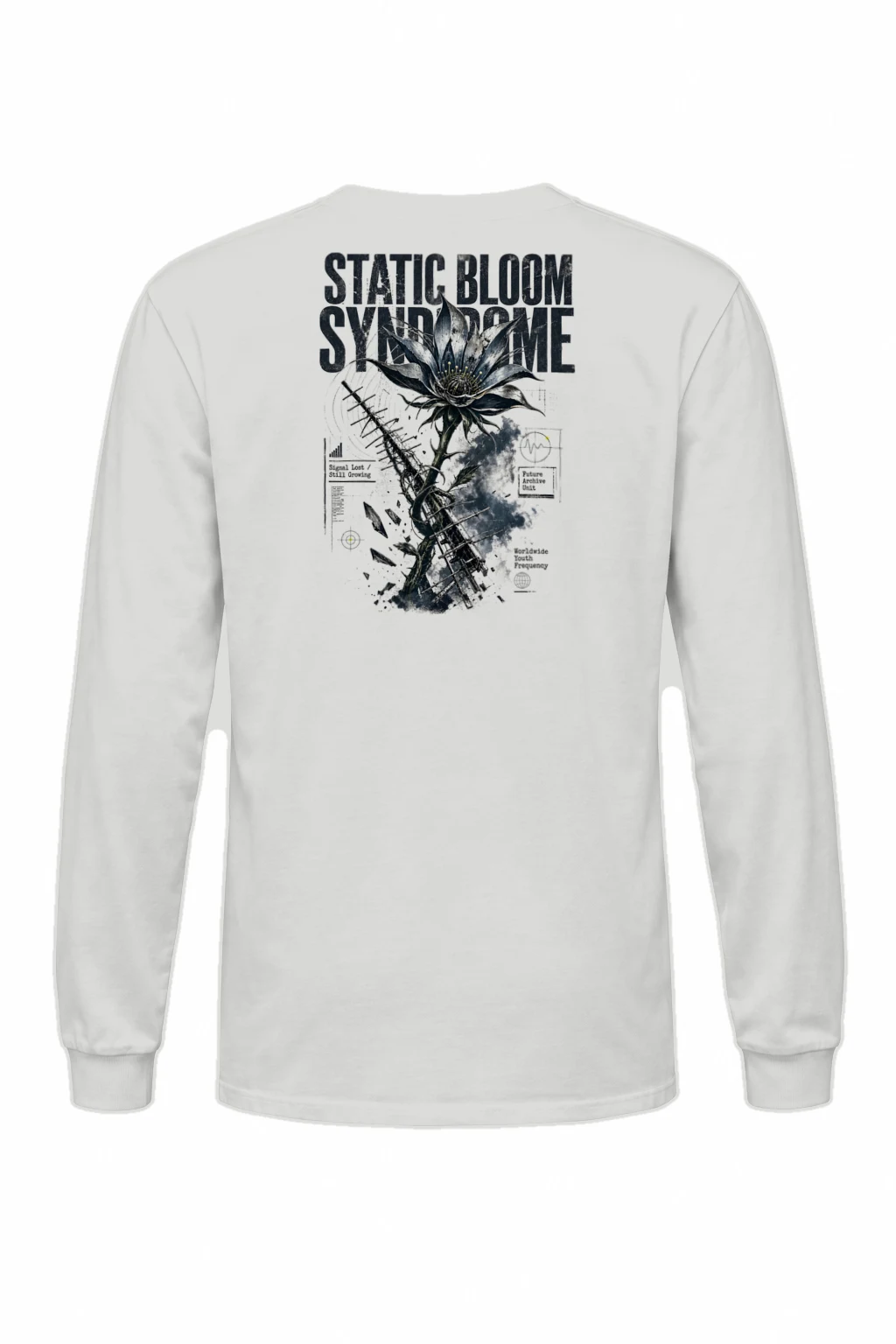 "Static Bloom" Unisex Longsleeve T-shirt | Gildan 2400