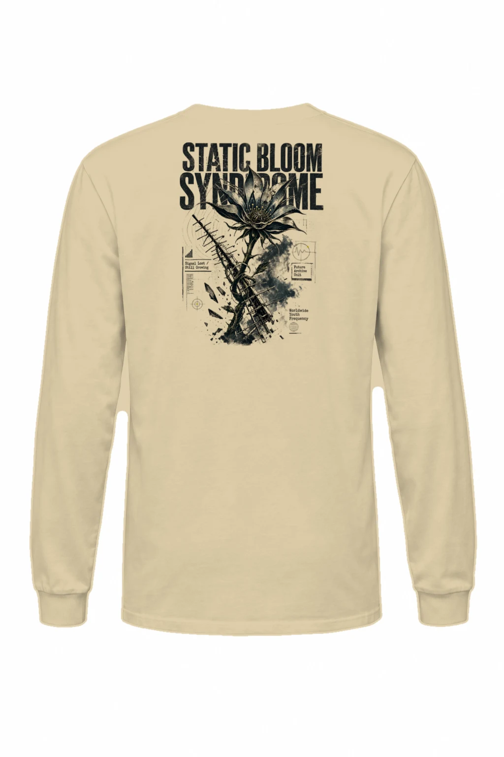 "Static Bloom" Unisex Longsleeve T-shirt | Gildan 2400