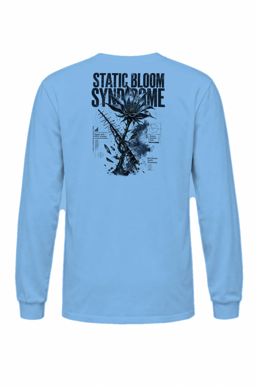"Static Bloom" Unisex Longsleeve T-shirt | Gildan 2400