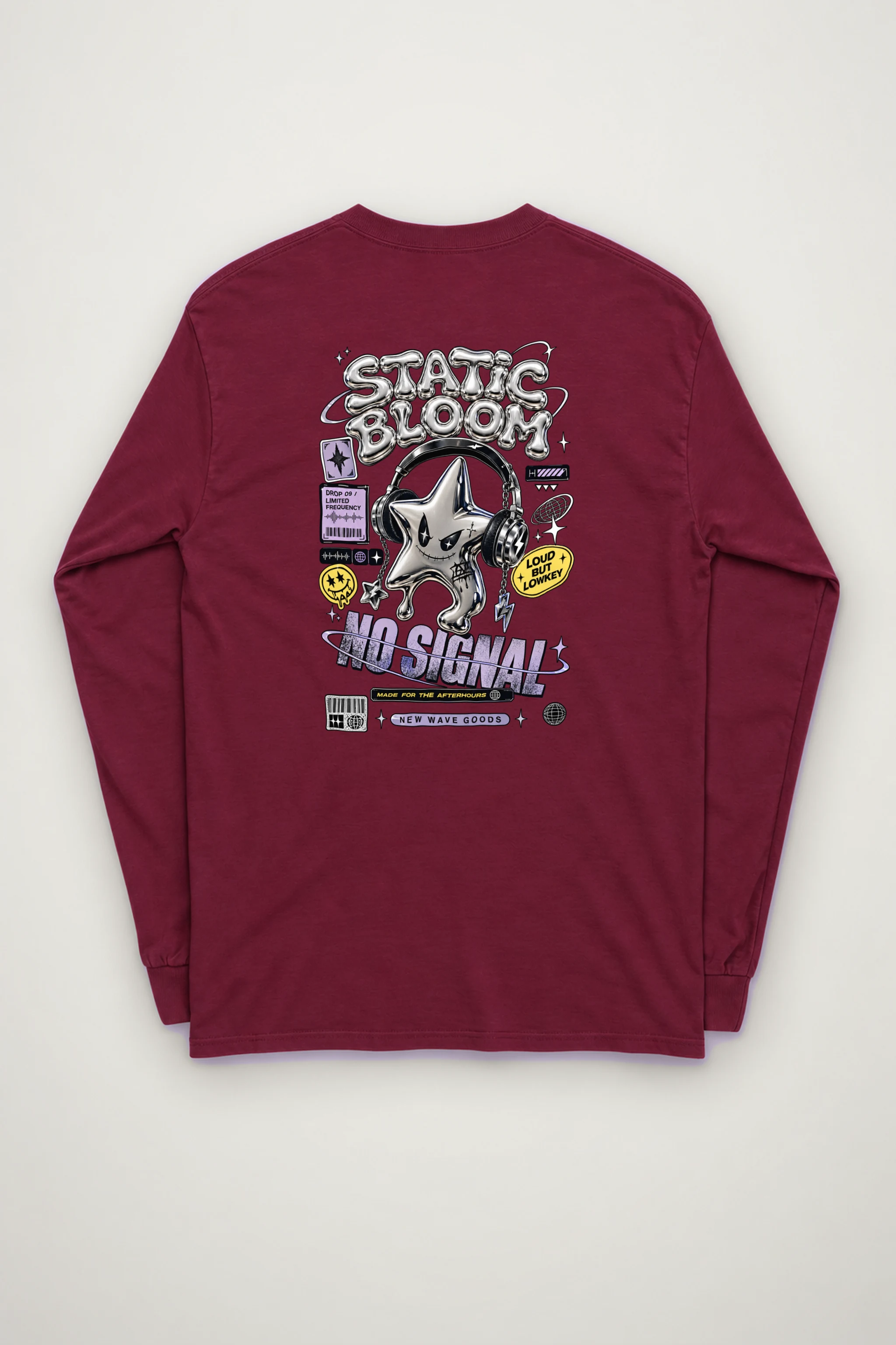 "Static Bloom" Unisex Longsleeve T-shirt