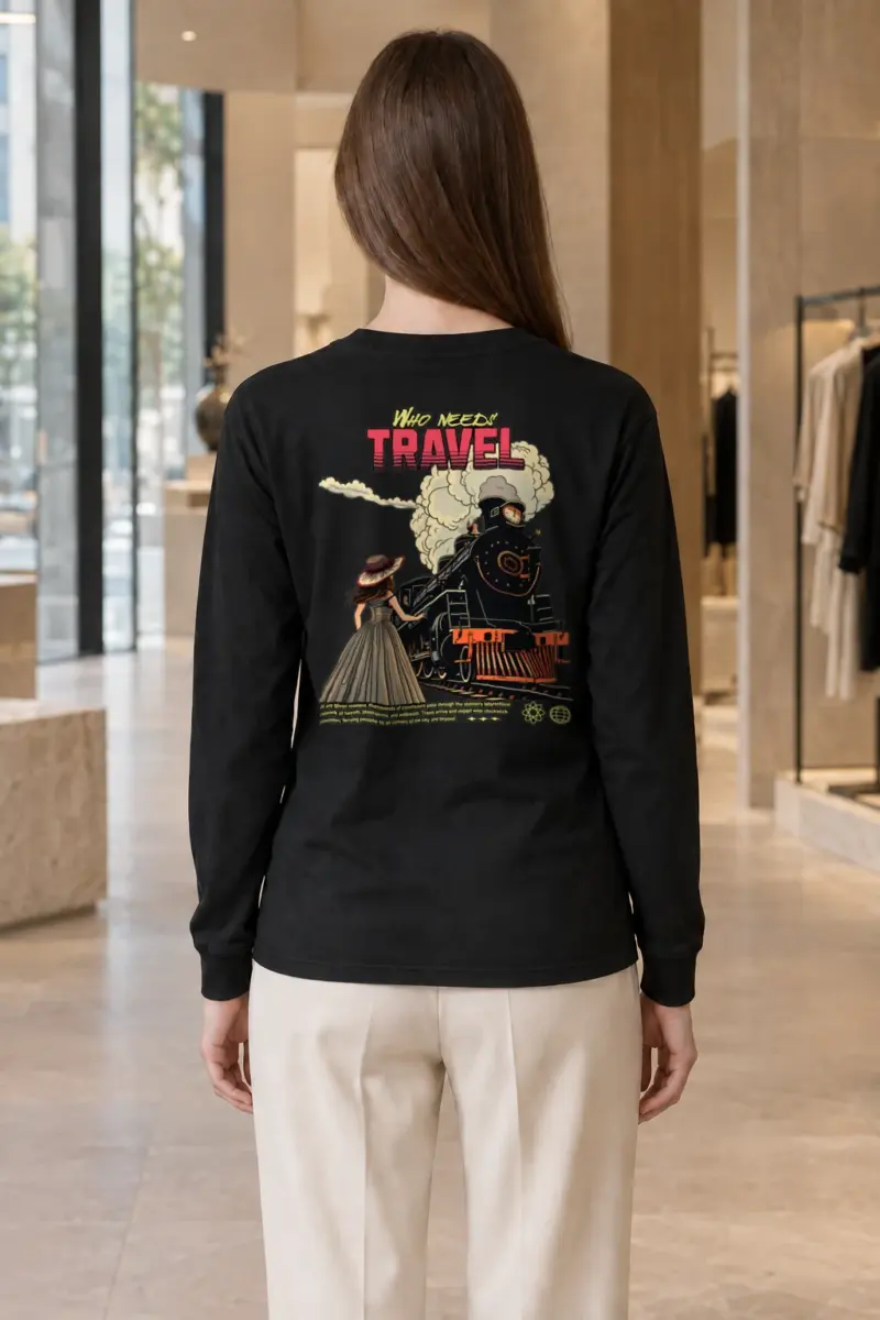 "Station Green Moment" Unisex Longsleeve T-shirt | Gildan 2400