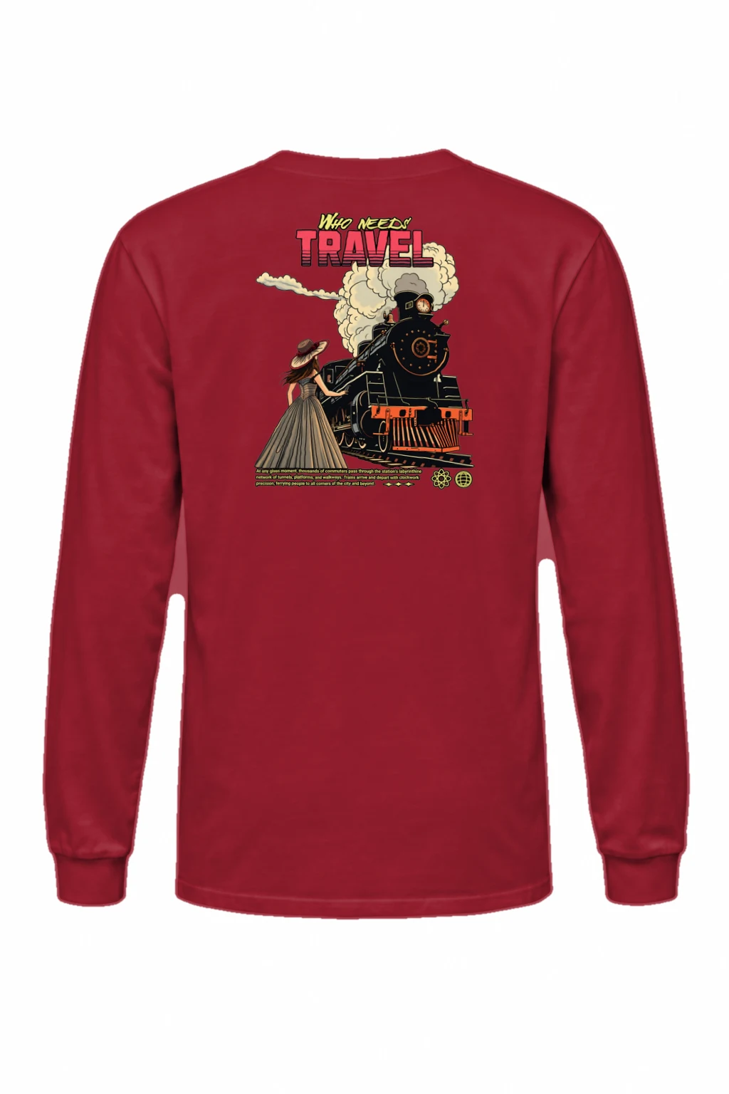 "Station Green Moment" Unisex Longsleeve T-shirt | Gildan 2400